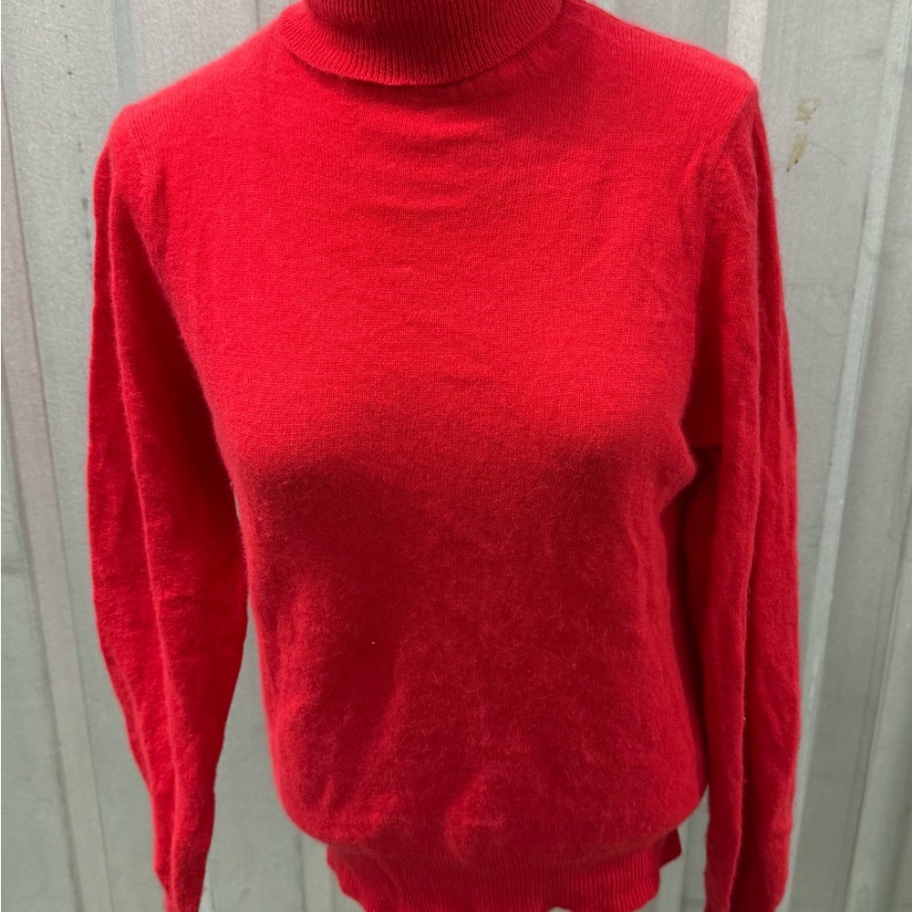 Fire Red Women's Turtleneck